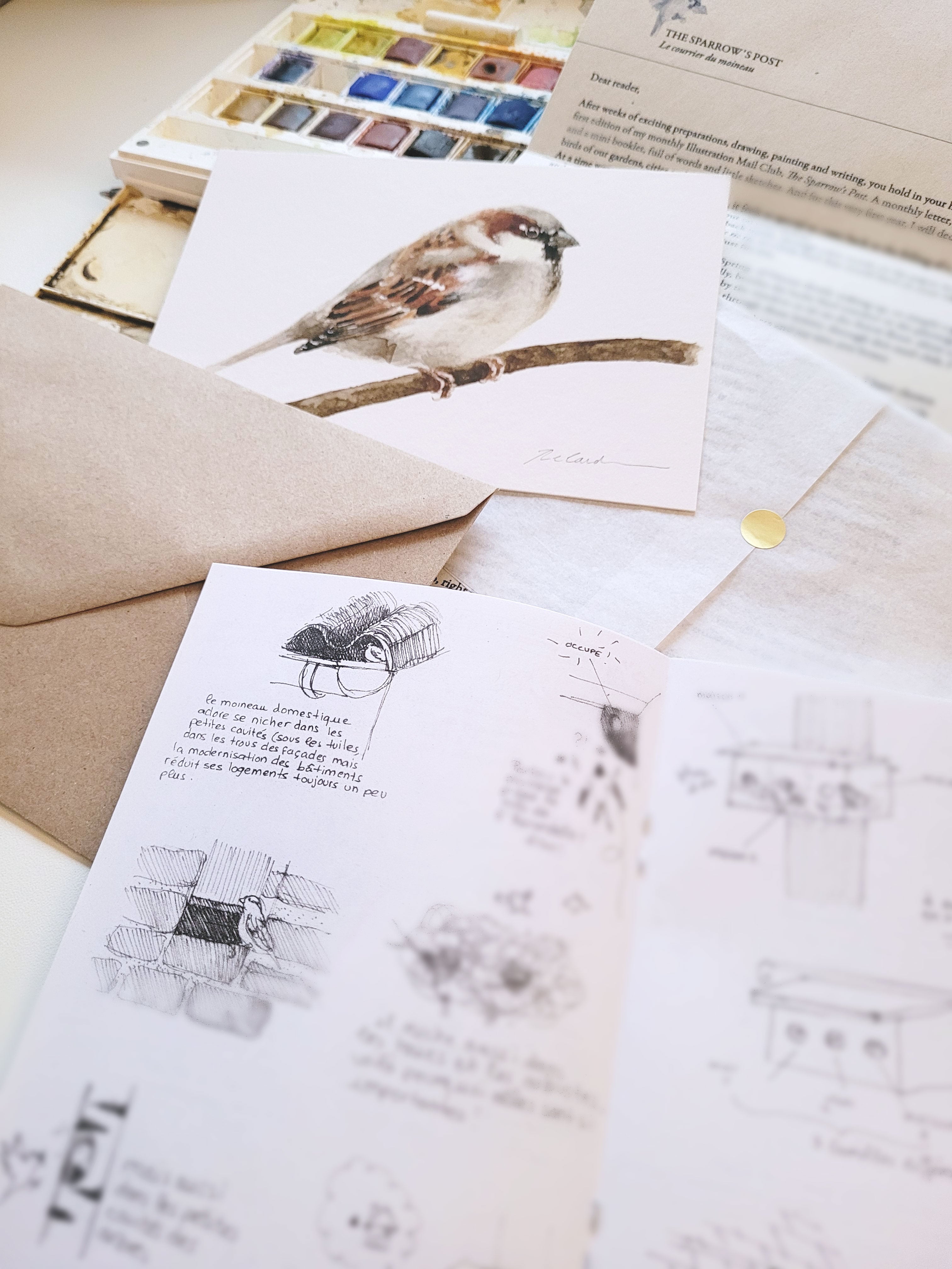 The Sparrow's Post - Art Mail Club / EUROPE & SWITZERLAND
