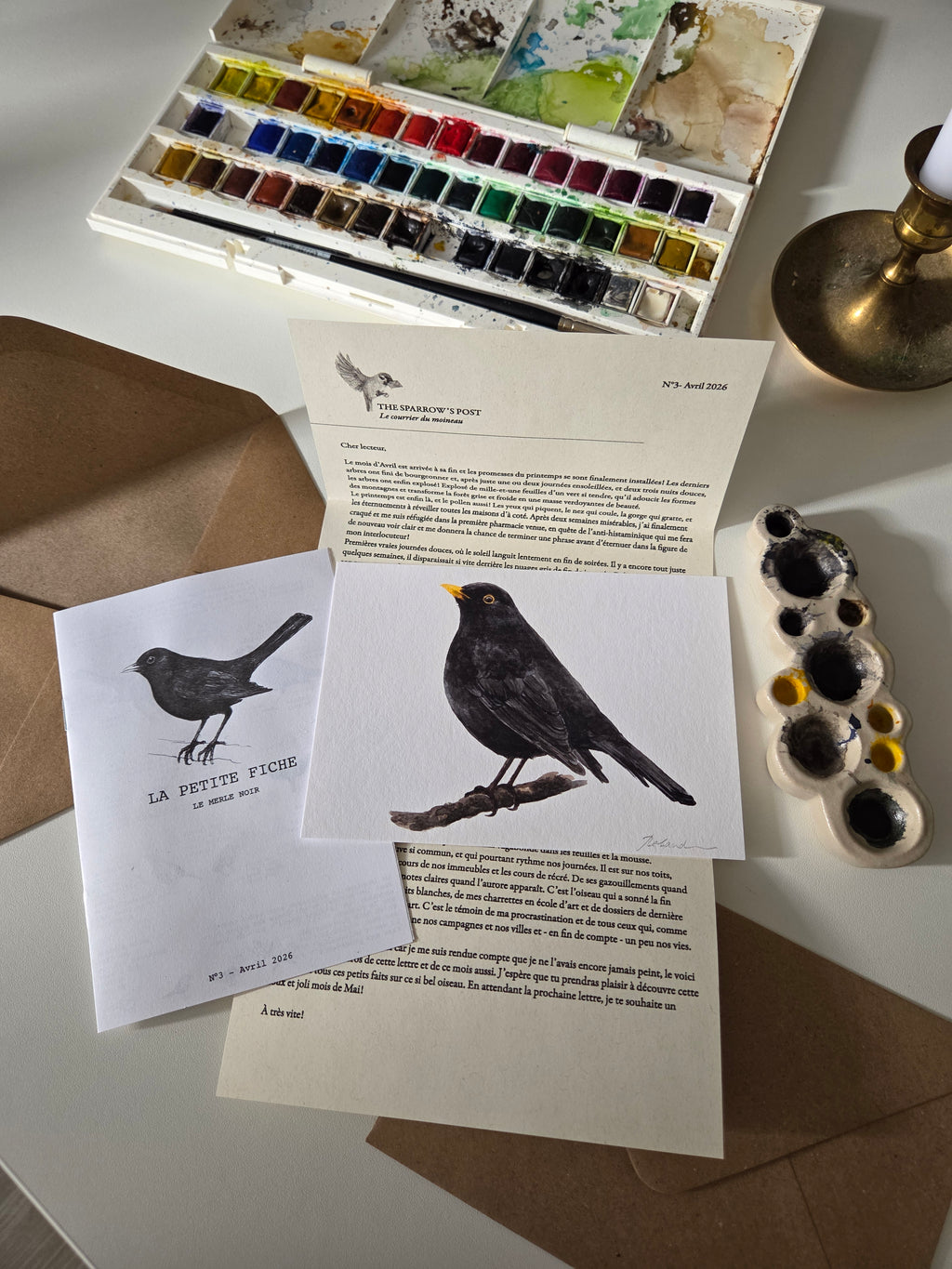 ARCHIVE #3 APRIL / The Sparrow's Post - Art Mail Club