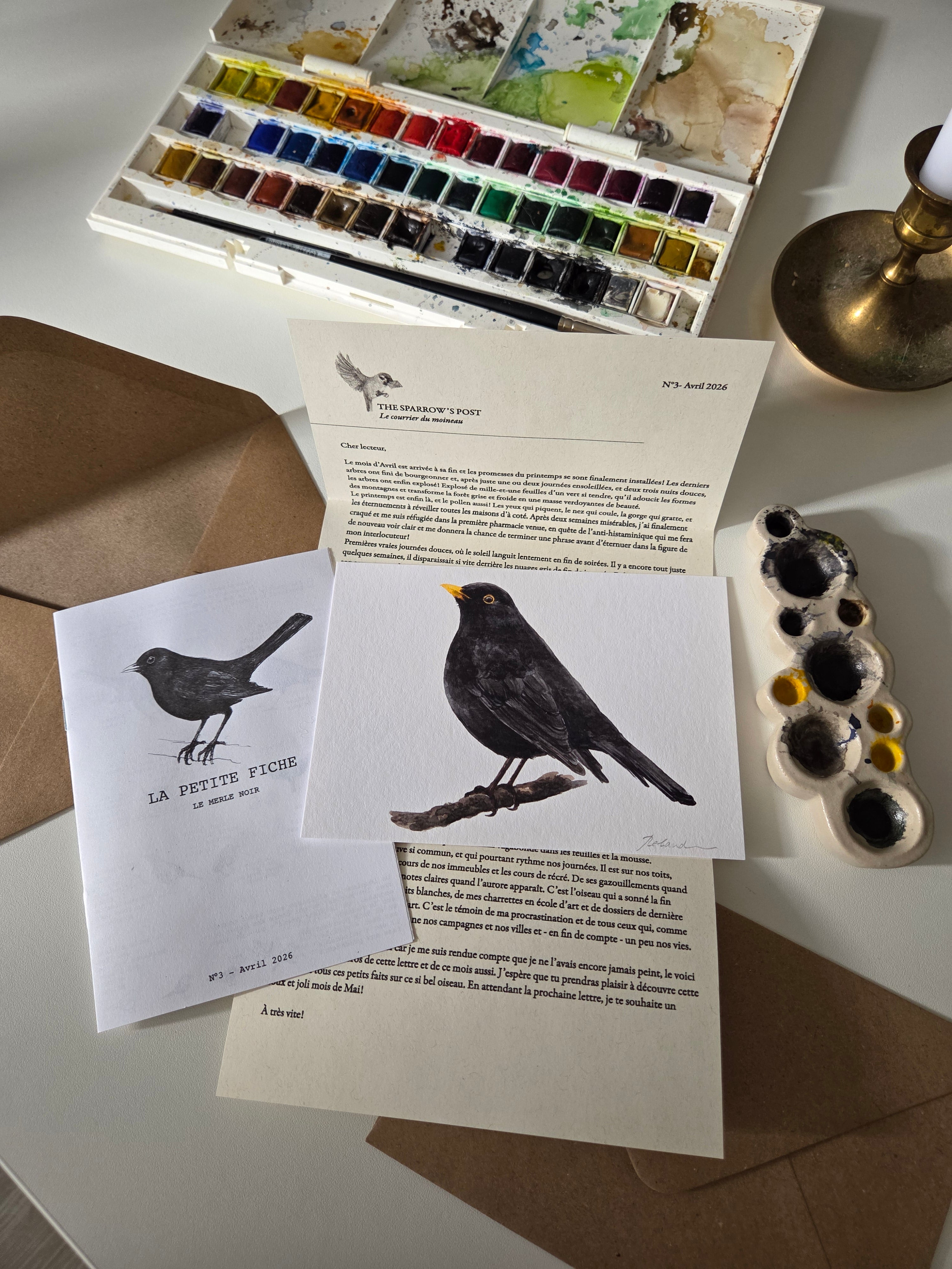 ARCHIVE #3 APRIL / The Sparrow's Post - Art Mail Club