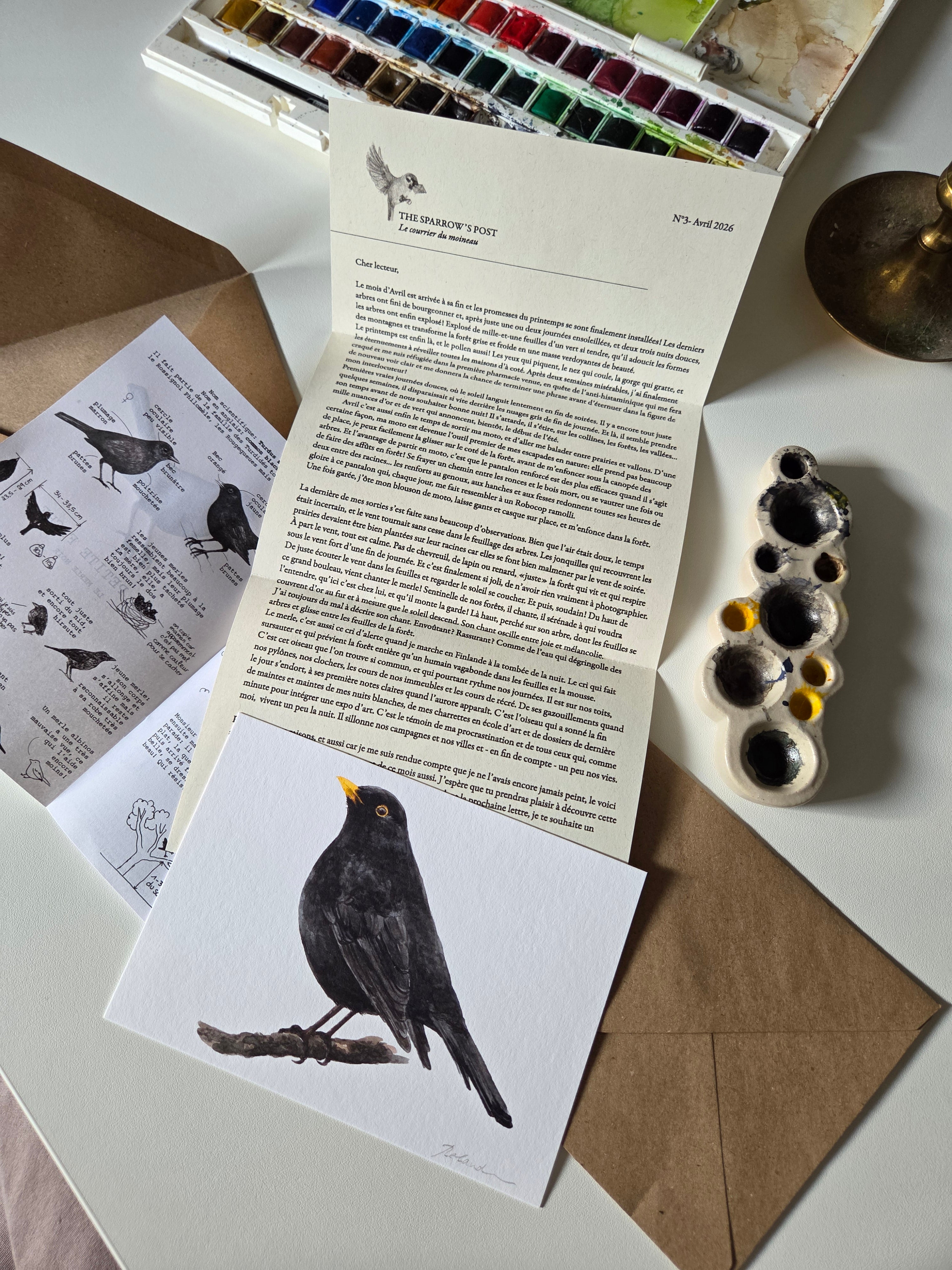 ARCHIVE #3 APRIL / The Sparrow's Post - Art Mail Club